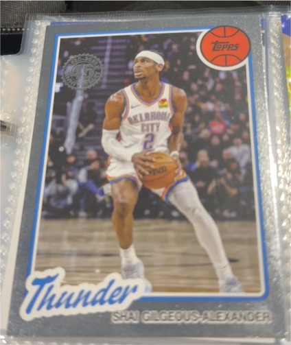 2025-26 Topps #80BK-91 Shai Gilgeous-Alexander — front