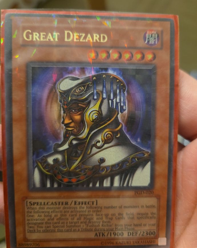Yu-Gi-Oh! Great Dezard PGD-020 — front