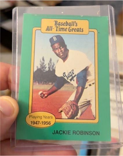 1987 Hygrade Baseball's All-Time Greats #NNO Jackie Robinson — front