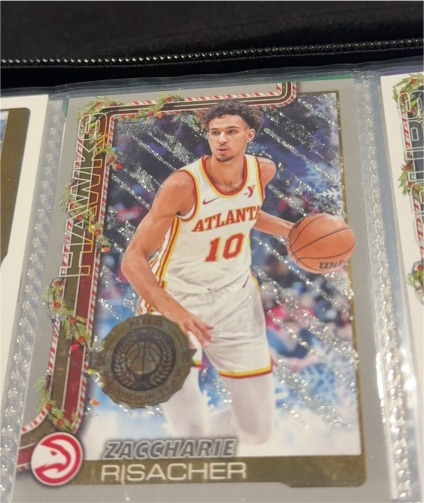 2025-26 Topps Holiday #H49 Zaccharie Risacher — front