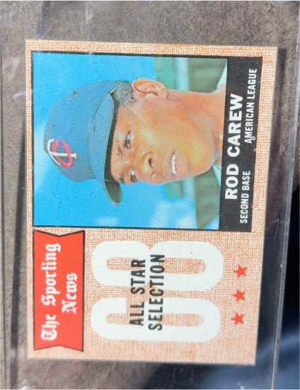 1968 Topps #363 Rod Carew The Sporting News All Star Selection — front