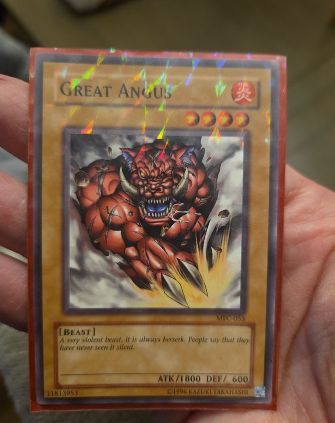2003 Yu-Gi-Oh! Magician's Force #MFC-055 Great Angus — front