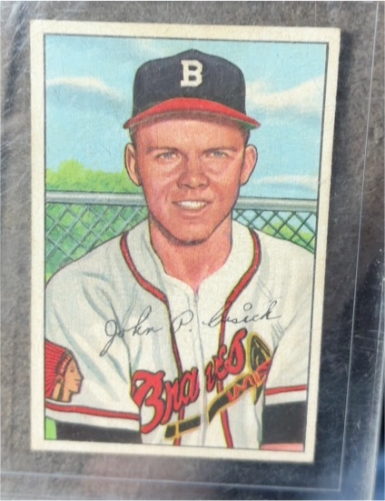 1952 Bowman #192 John Cusick — front
