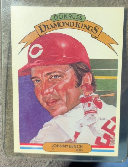 1982 Donruss Diamond Kings #22 Johnny Bench — front
