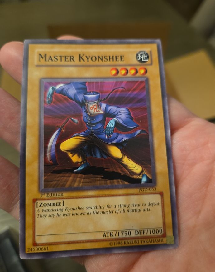 1996 Yu-Gi-Oh! PGD-053 Master Kyonshee — front