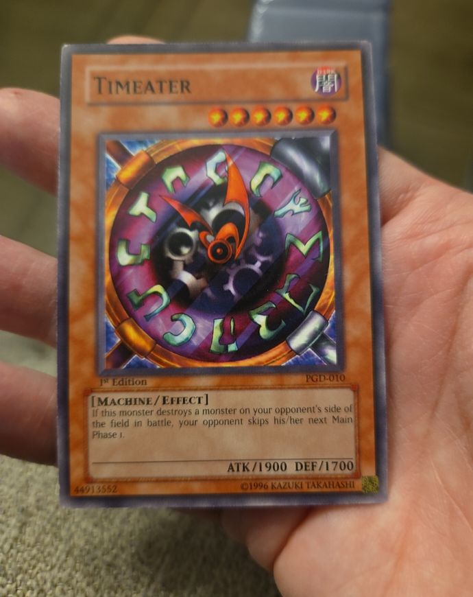2002 Yu-Gi-Oh! #PGD-010 Timeater — front