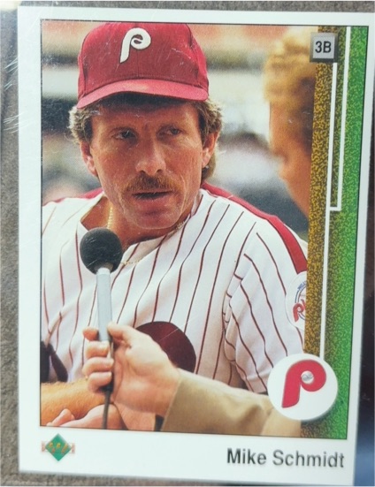 1989 Upper Deck #406 Mike Schmidt — front