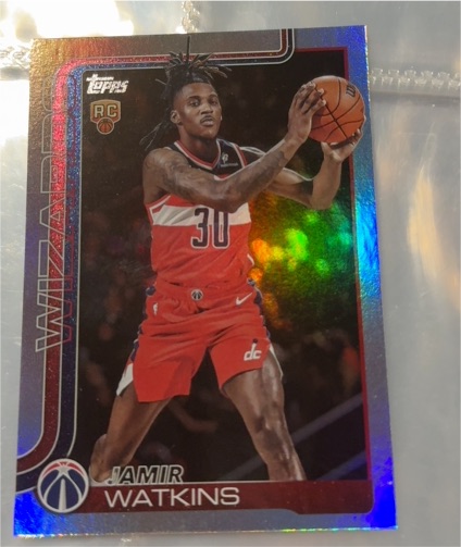 2025-26 Topps #244 Jamir Watkins — front