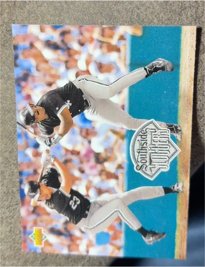 1993 Upper Deck #51 Southside Sluggers Frank Thomas / Robin Ventura — front