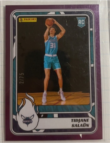 2024-25 Panini NBA #72 Tidjane Salaün — front