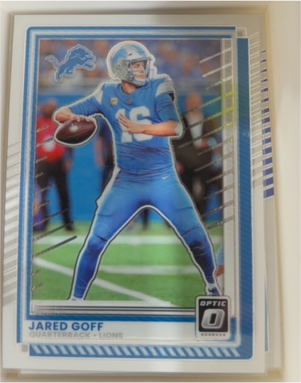 2025 Panini Donruss Optic #149 Jared Goff — front