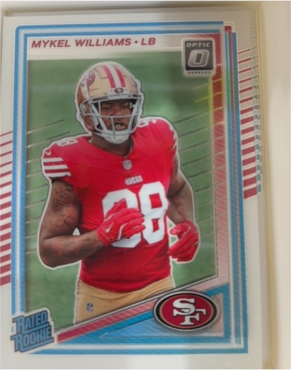 2025 Panini Donruss Optic #210 Mykel Williams — front