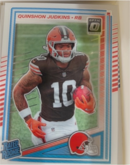2025 Donruss Optic #252 Quinshon Judkins — front