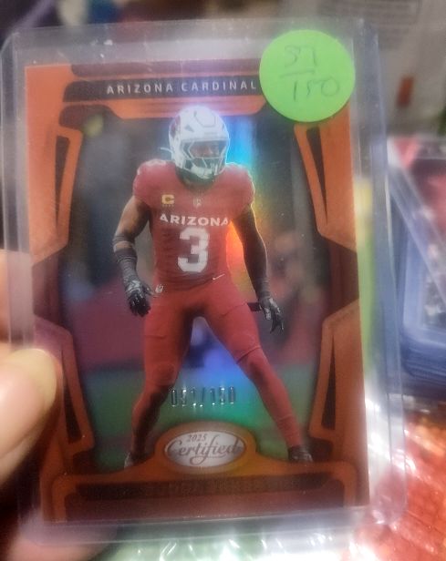 2025 Panini Certified Football Orange #2 Budda Baker — front