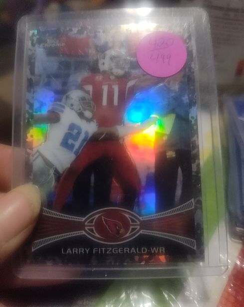 2012 Topps Chrome #141 Larry Fitzgerald — front
