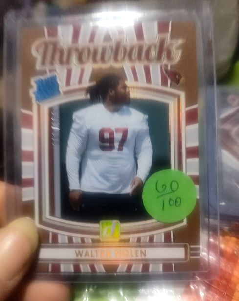 2025 Panini Donruss #23 Walter Nolen Rated Rookie Throwback — front