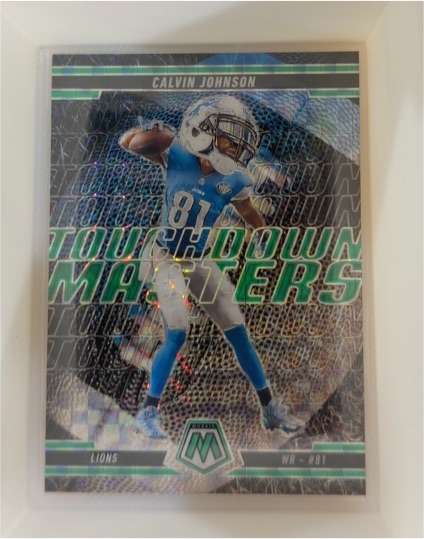 2025 Panini Mosaic Touchdown Masters #16 Calvin Johnson — front