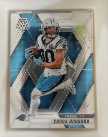 2025 Panini Mosaic #193 Chuba Hubbard — front