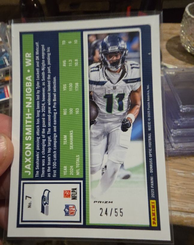 2025 Panini Donruss #7 Jaxon Smith-Njigba — front