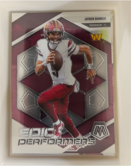 2025 Panini Mosaic #20 Jayden Daniels Epic Performers — front