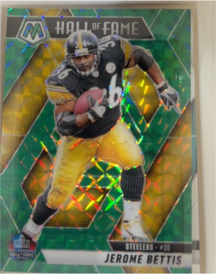 2025 Panini Mosaic #298 Jerome Bettis Hall of Fame — front