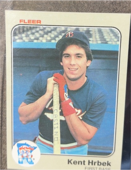 1983 Fleer #616 Kent Hrbek — front
