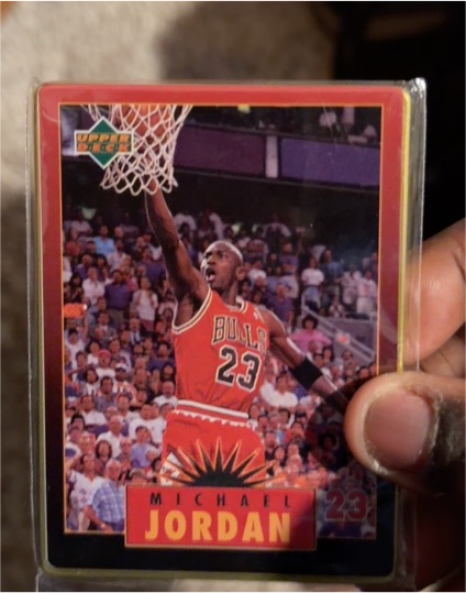 1996 Upper Deck Metal #4 Michael Jordan — front