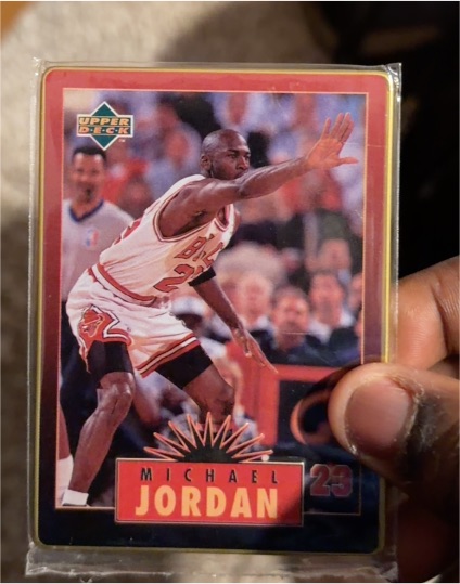 1996 Upper Deck Metal #4 Michael Jordan — front