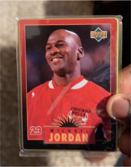 1996 Upper Deck Metal #4 Michael Jordan — front