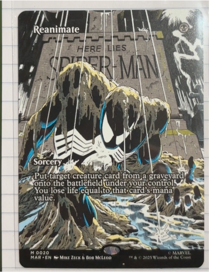 2025 Magic: The Gathering #0020 Reanimate Spider-Man — front