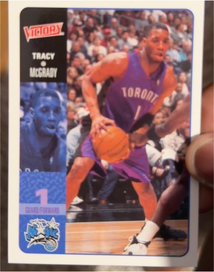 2000-01 Upper Deck Victory #200 Tracy McGrady — front