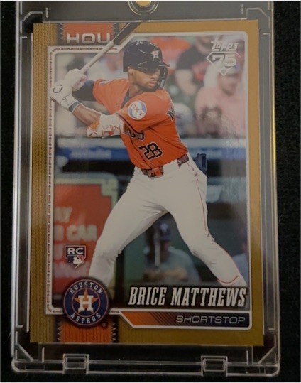 2026 Topps Series 1 #132 Brice Matthews — front