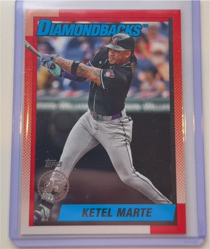 2025 Topps Series 2 1990 35th Anniversary #90B2-23 Ketel Marte — front