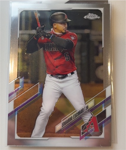 2021 Topps Chrome #73 Eduardo Escobar — front