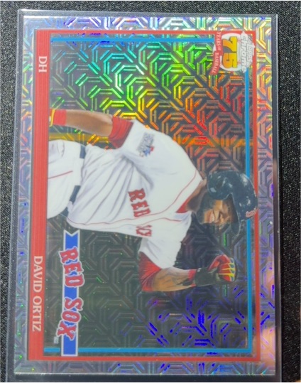2026 Topps Series 1 Silver Pack Mojo Refractor #91C-10 David Ortiz — front