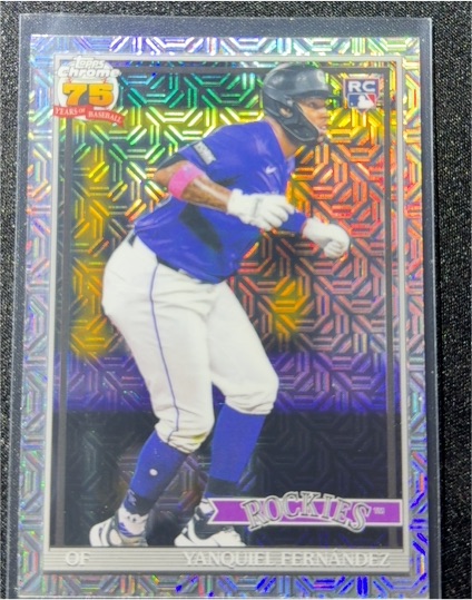 2026 Topps Chrome #91C-40 Yanquiel Fernandez — front
