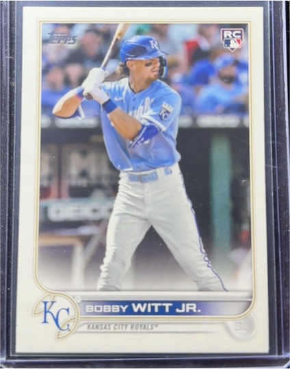 2022 Topps #660 Bobby Witt Jr. Rookie Card — front