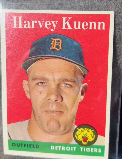 1958 Topps #434 Harvey Kuenn — front