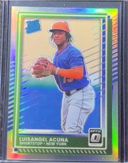 2025 Panini Donruss Optic #1 Luisangel Acuna — front