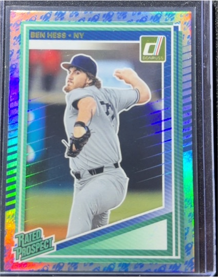 2025 Donruss Rated Prospect #184 Ben Hess — front
