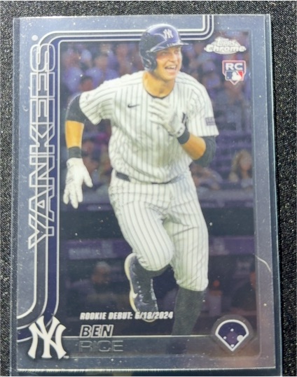 2025 Topps Chrome #139 Ben Rice — front