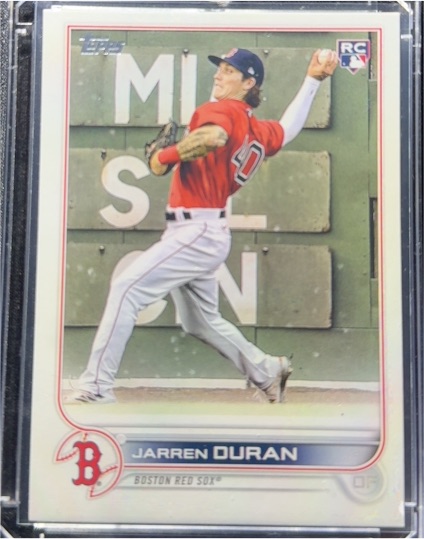 2022 Topps #187 Jarren Duran — front
