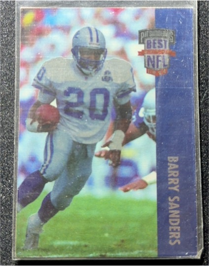 1994 Playoff #264 Barry Sanders Pat Summerall's Best of the NFL — front