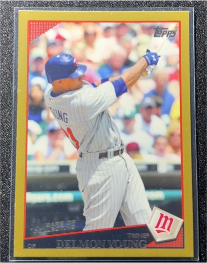 2009 Topps Gold #656 Delmon Young — front
