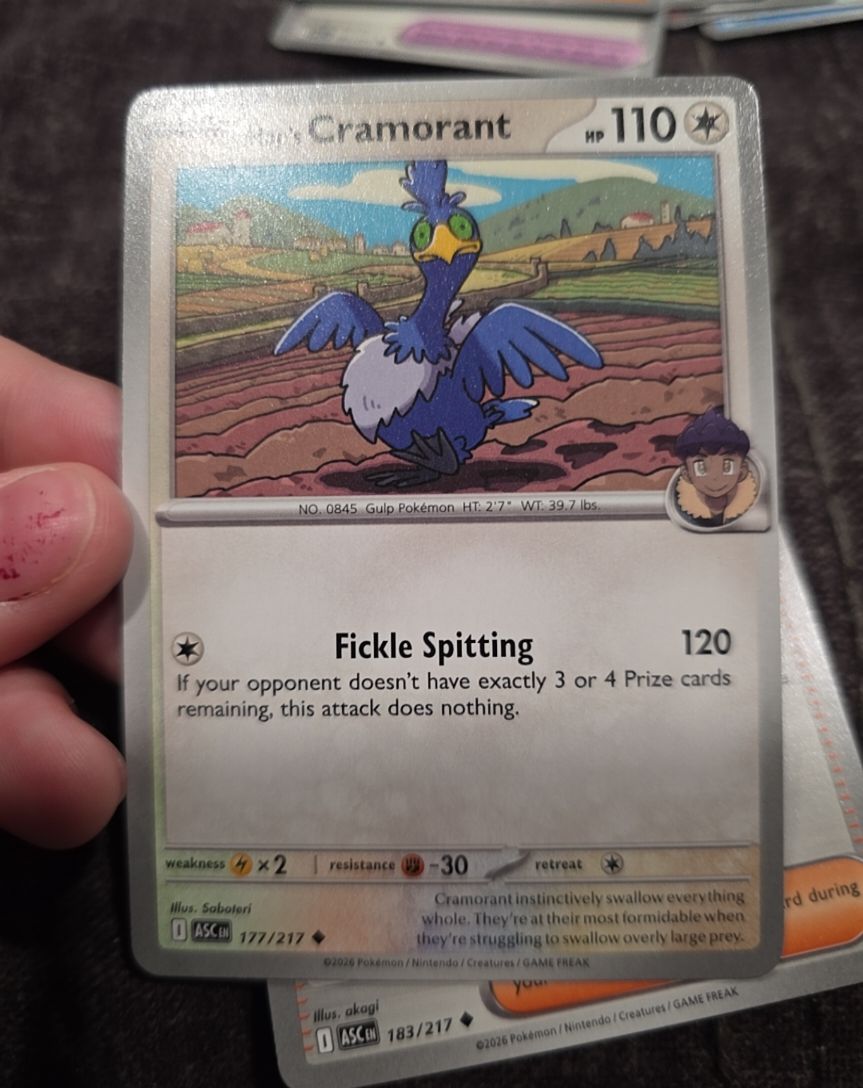 2026 Pokémon Ascended Heroes #177 Hop's Cramorant — front