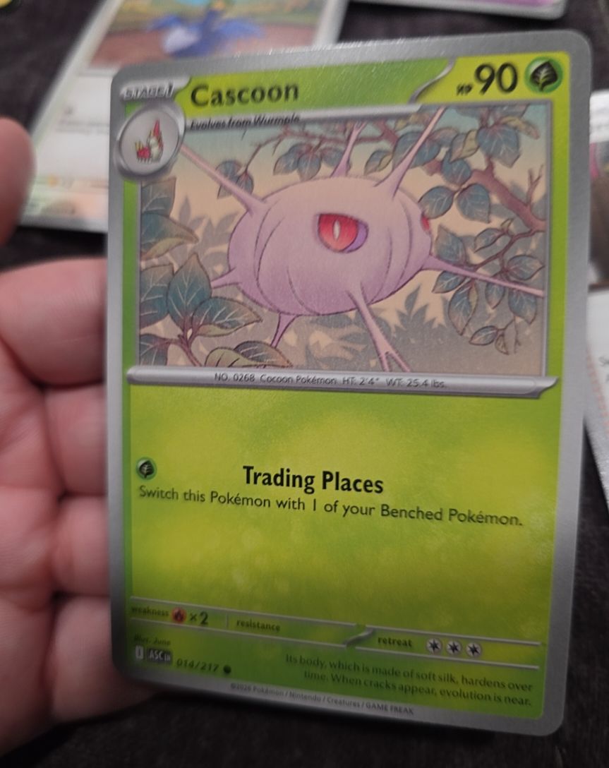 2022 Pokémon Ascended Heroes #014 Cascoon — front