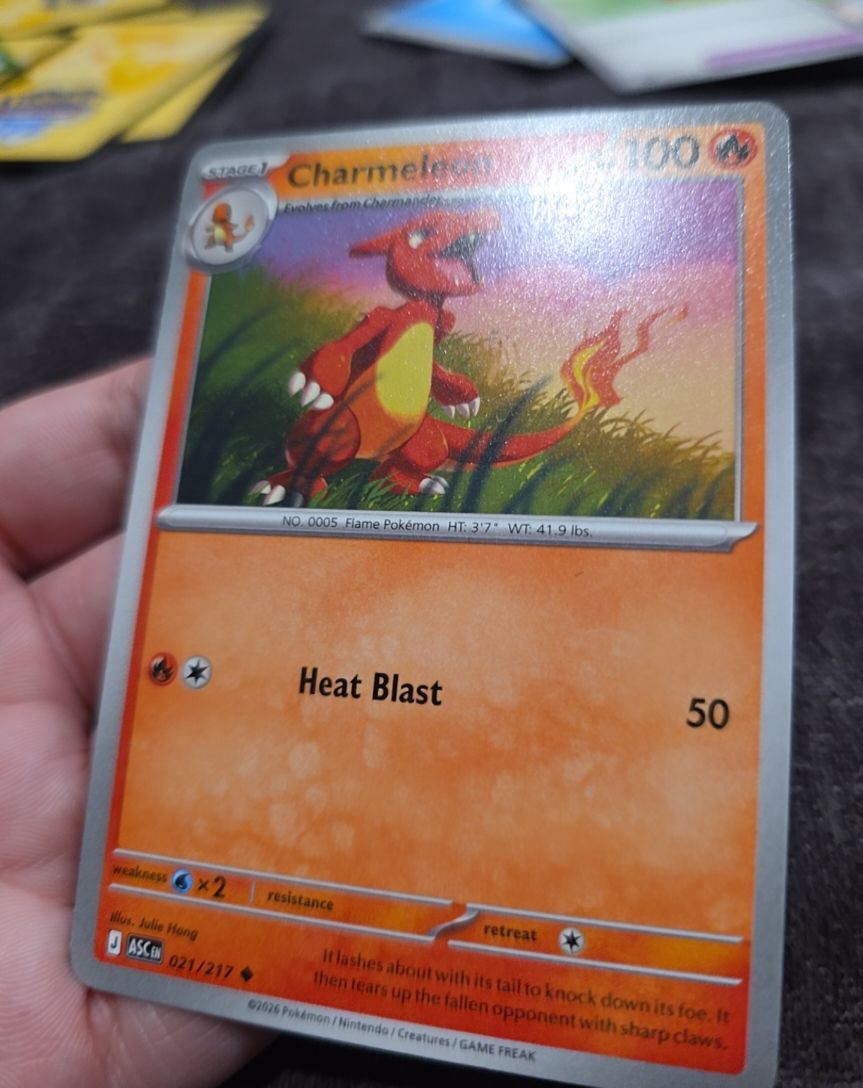 2026 Pokémon #021 Charmeleon — front
