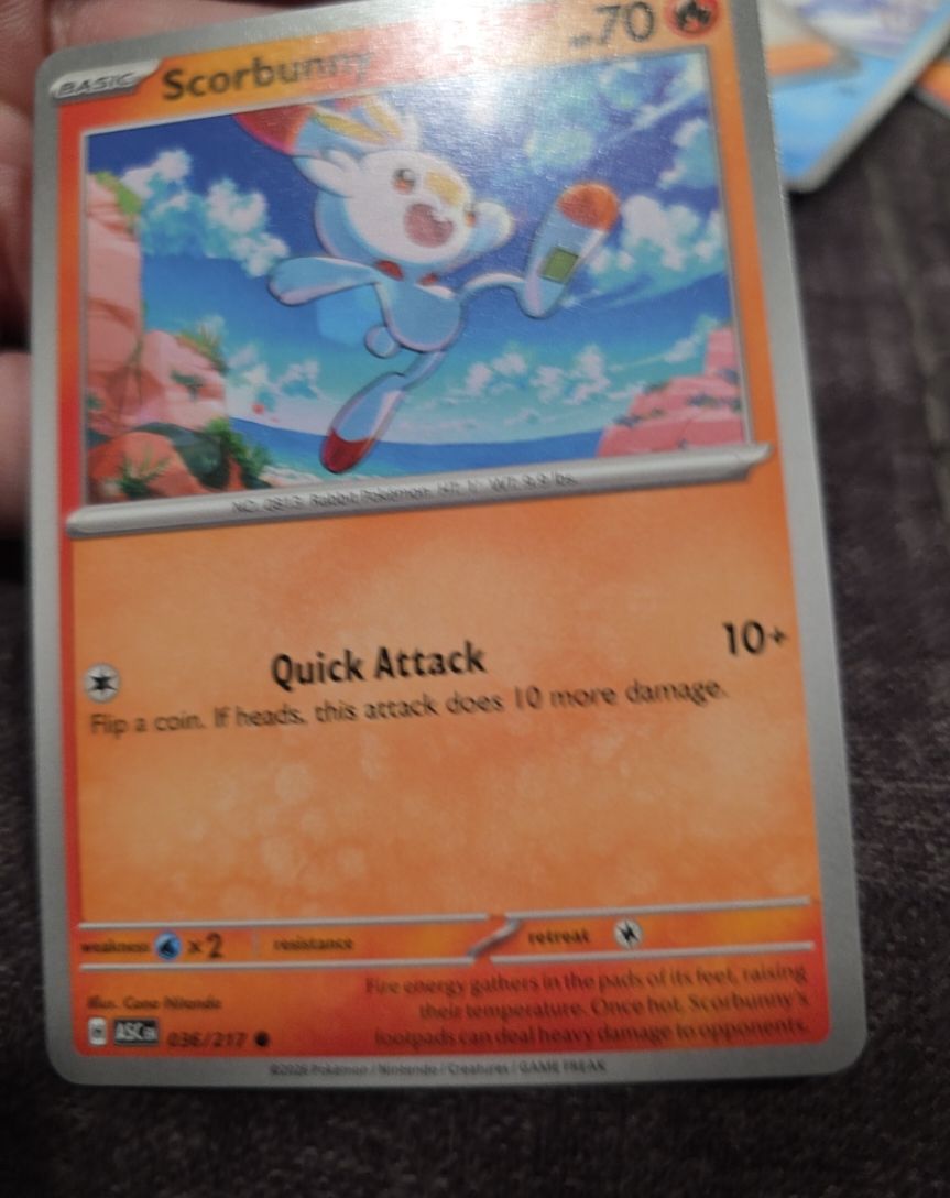 2024 Pokémon Ascended Heroes #036 Scorbunny — front