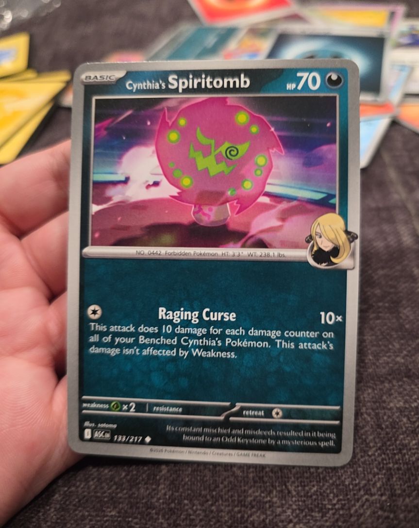 2023 Pokémon #133 Cynthia's Spiritomb — front