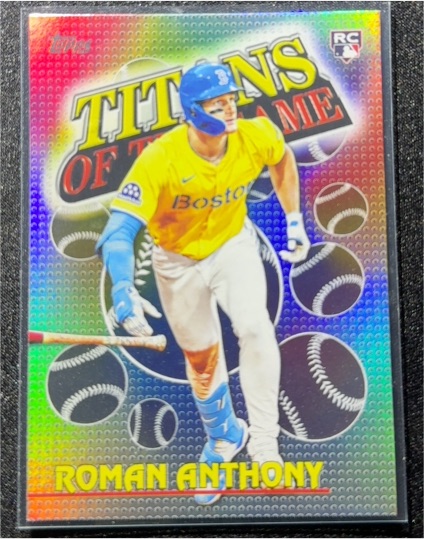 2026 Topps Series 1 #TOG-9 Roman Anthony Titans of the Game Rookie Insert — front